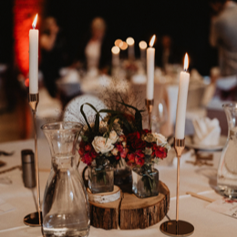 Tischschmuck für Hochzeiten und anderen Anlässen