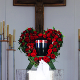 Blumen für Bestattungen und Beerdigungen