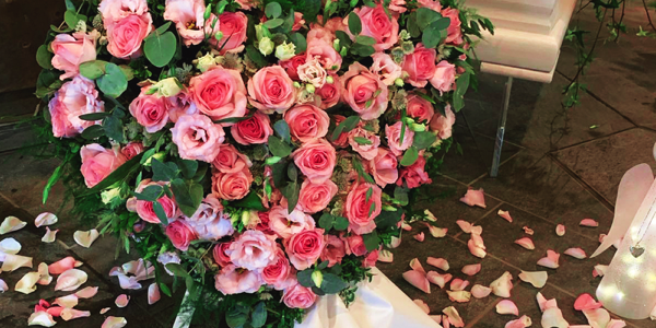 Blumen für Beerdigungen