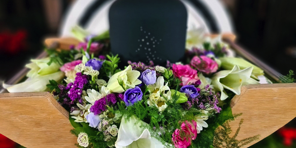 Blumen für Urnenbestattungen